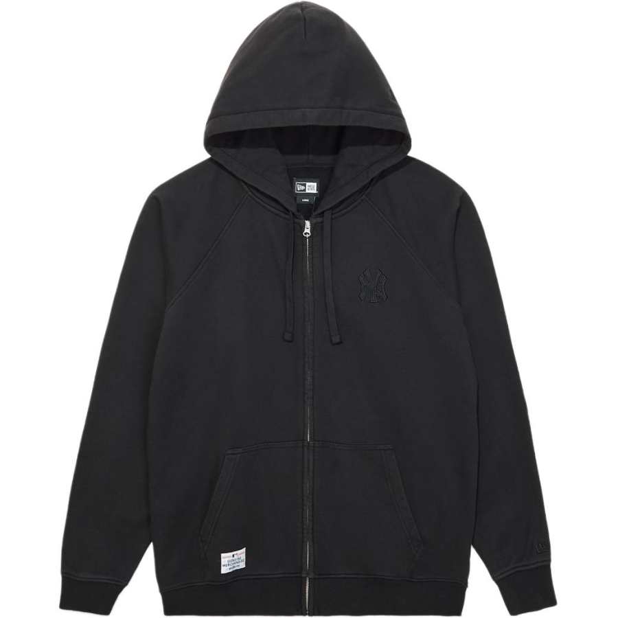 New Era Sweatshirts Unisex Black Hooded Non Detachable Moderate