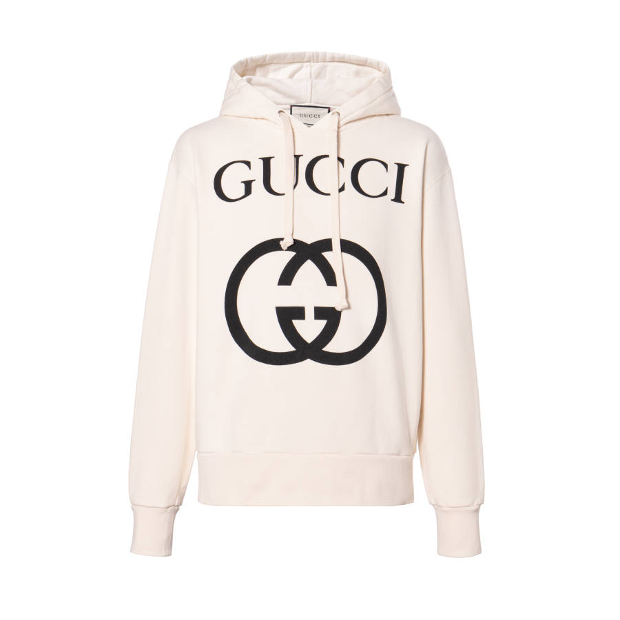 GUCCI GUCCI Interlocking G Oversize Fit Hoodie