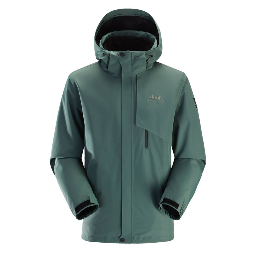 Jeep Outdoor Casual, High End Mountain Sports Mountaineering Trail Running Hiking Fleece Lined Liner 3 in 1