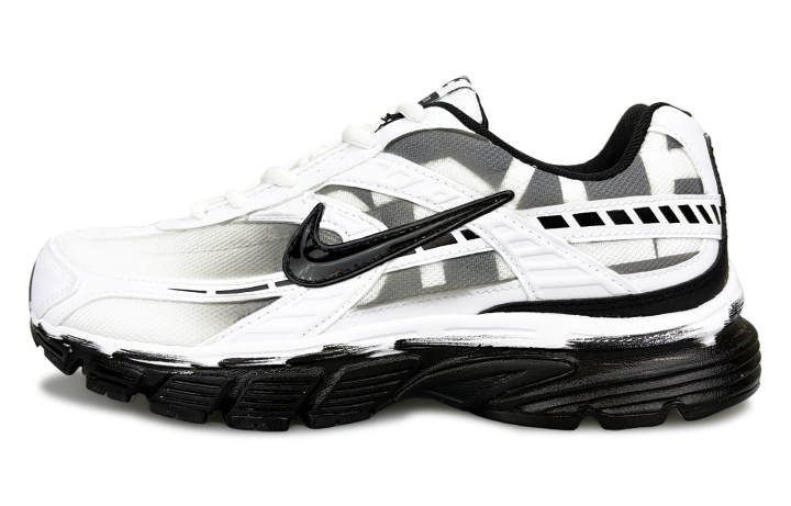 Nike Nike Initiator Cushioning Breathable Low top Casual City Commuting Running Shoes Men's Black White