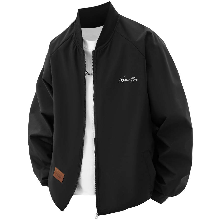 WARRIOR WARRIOR Jackets Unisex Baseball Collar Moderate Pilot