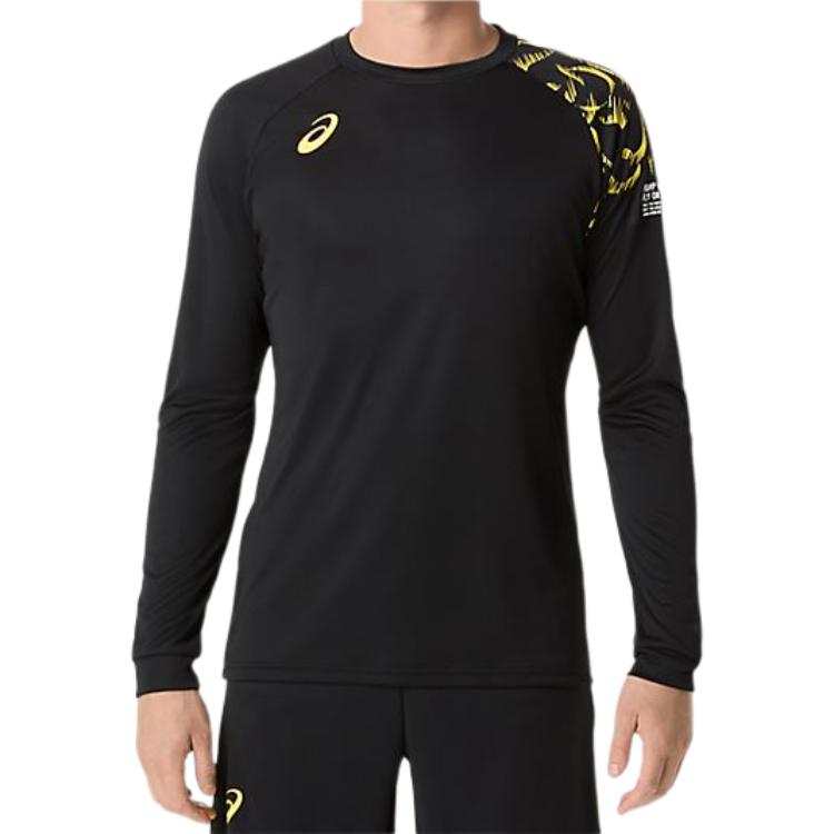ASICS ASICS T Shirts Unisex Black Crew Neck