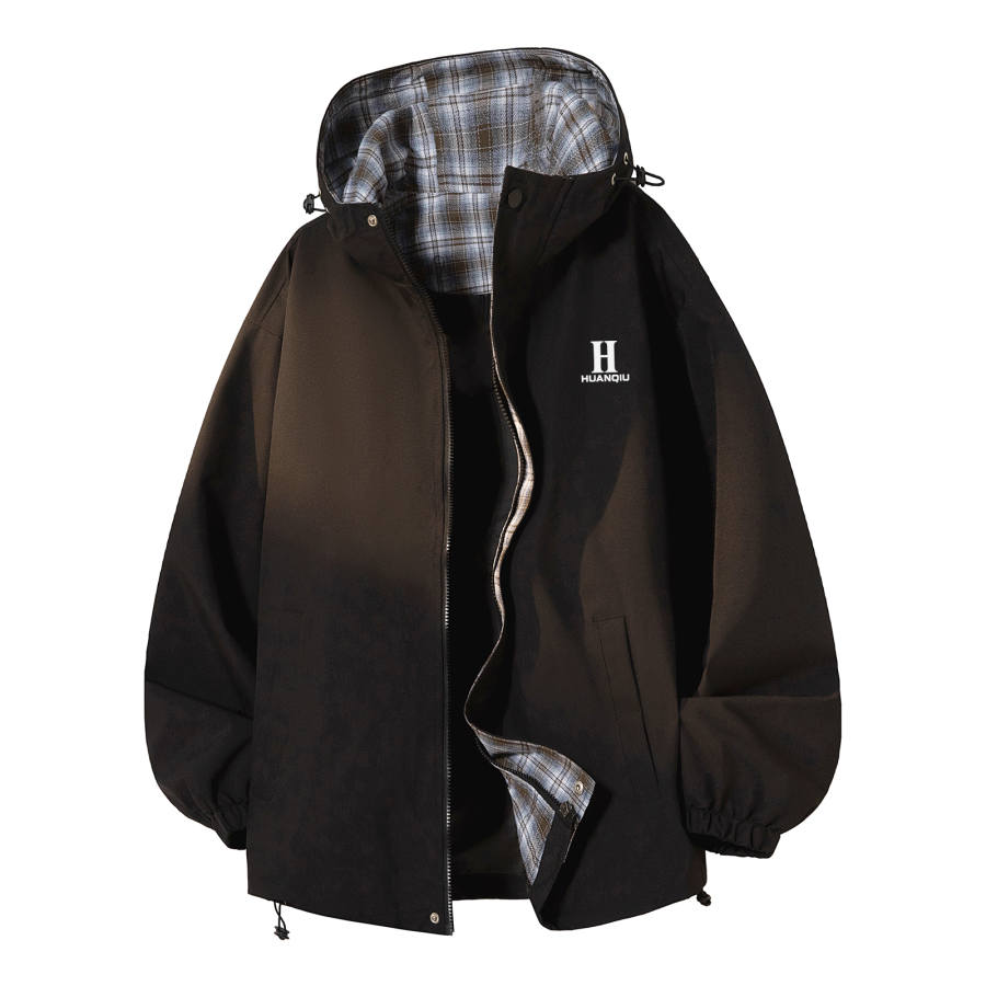 HUANQIU Jackets Unisex Hooded Moderate
