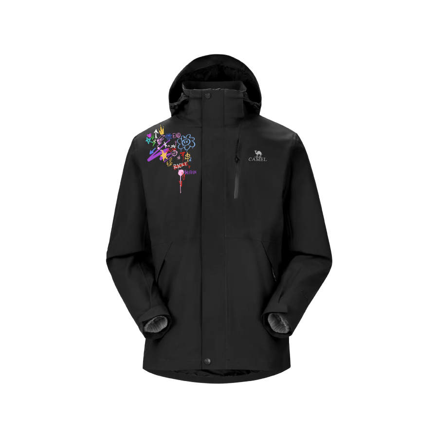 CAMEL All weather Mountain Versatile Urban Living/Travel/Commuting Waterproof And Warm Windbreaker Jacket Unisex