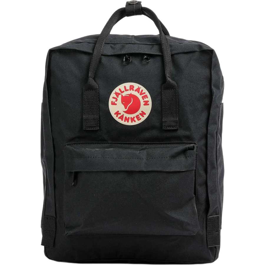 Fjallraven Kanken 16L Backpack Outdoor Bag Polyester Black Unisex