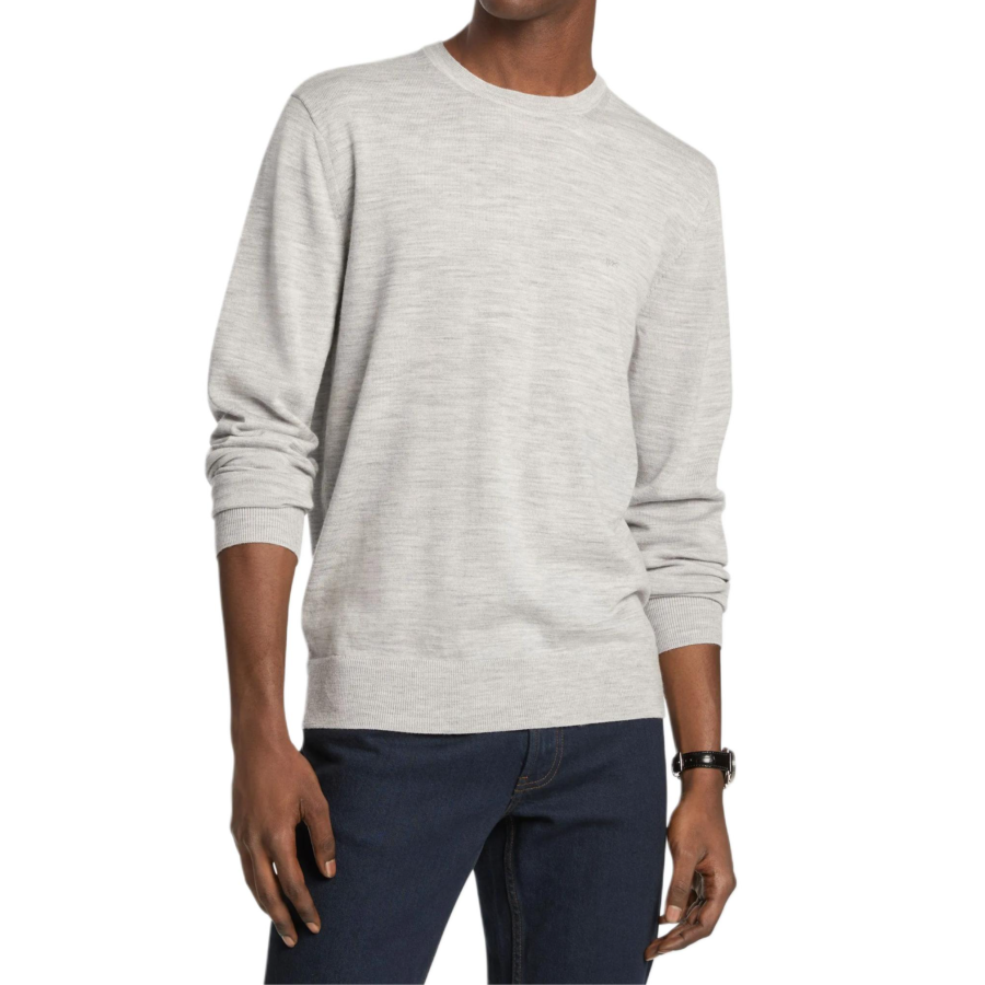 MICHAEL KORS MICHAEL KORS Sweaters Men's Heather Gray Crew Neck Moderate