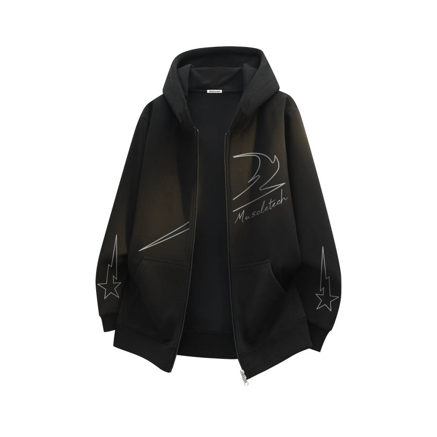 MUSCLETECH MUSCLETECH Sweatshirts Unisex Hooded Moderate Regular