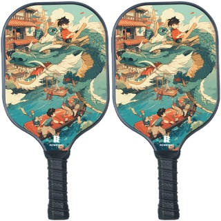 Powkiddy Pickleball Paddles Carbon Fiber Unisex
