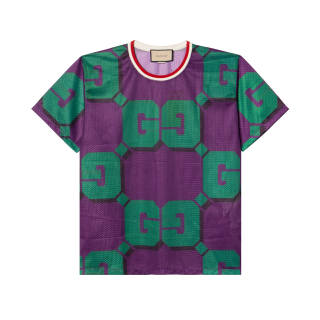 GUCCI Gg Print Mesh T shirt