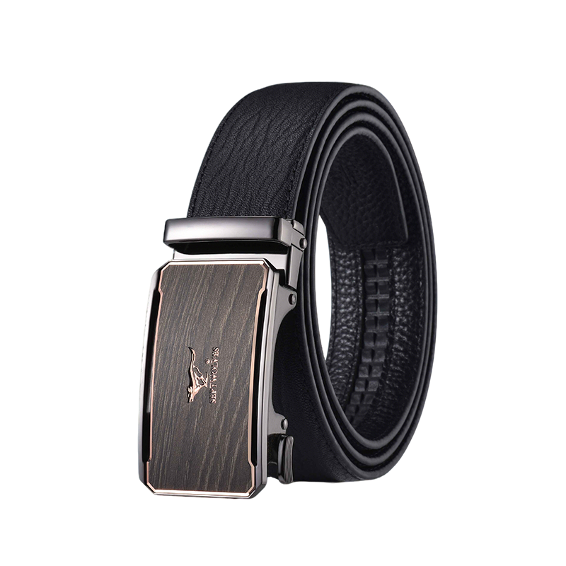 SEPTWOLVES SEPTWOLVES Split Cow Leather Belts Men's 3.5cm
