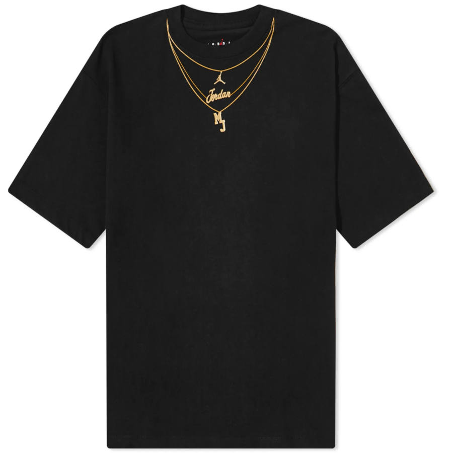 Jordan Jordan T Shirts Women's Black Crew Neck Moderate Other
