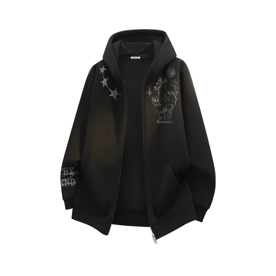 MUSCLETECH MUSCLETECH Sweatshirts Unisex Hooded Moderate Regular
