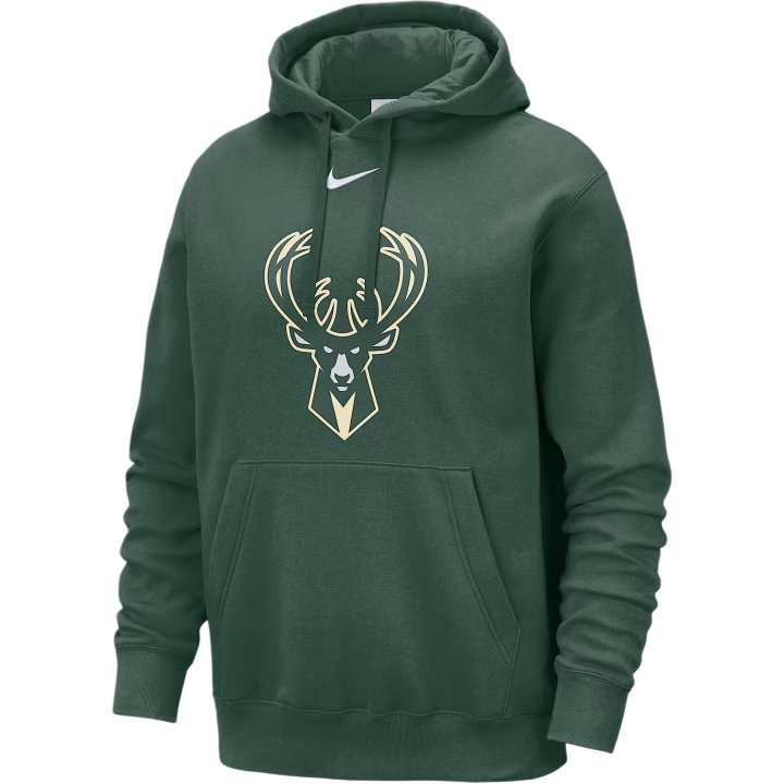 Nike Nike Milwaukee Bucks Club Men's Nike Nba Pullover Hoodie