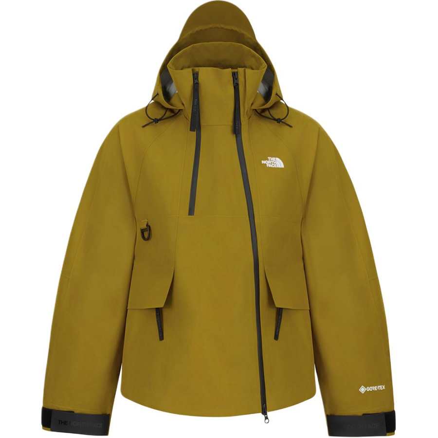 THE NORTH FACE Urban Exploration Waterproof And Windproof Windbreaker Jacket Women's Earth Mustard Yellow