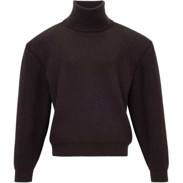 SAINT LAURENT Saint Laurent turtleneck-ribbed sweater