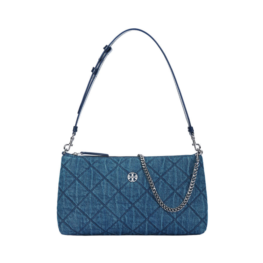 TORY BURCH TORY BURCH Denim Shoulder Bag Women's Blue