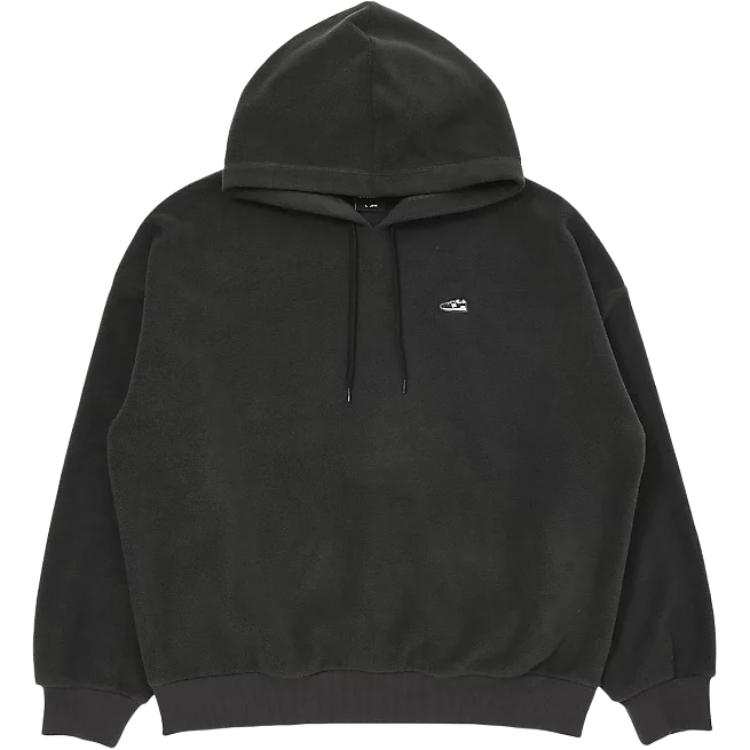 New Balance New Balance Sweatshirts Women's Asphalt Black Hooded Non Detachable Moderate
