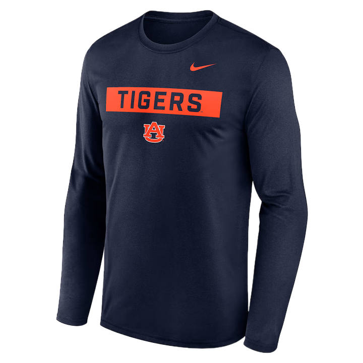 Nike Nike Auburn Primetime Legend 2-Hit Men's Nike Dri-FIT College Long-Sleeve T-Shirt