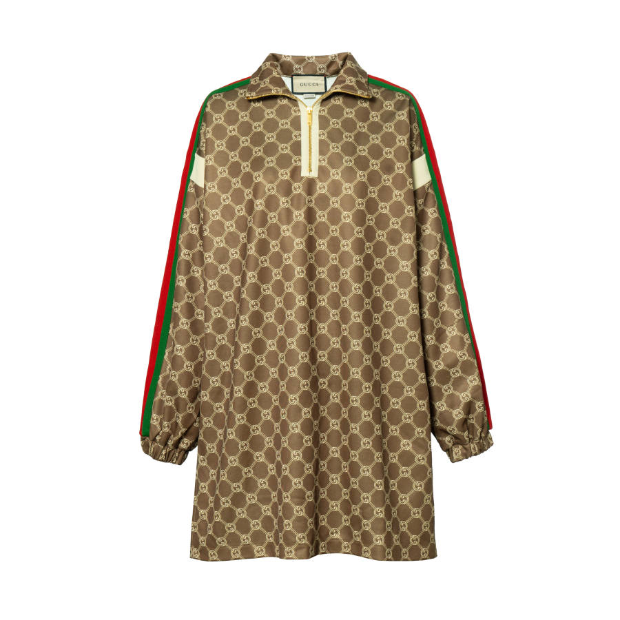 GUCCI 【Previous Season】Interlocking G high-neck minidress