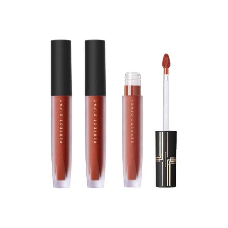 PERFECT DIARY Velvet Lip Gloss And Lipstick Essentials For Spring And Summer Girl's Must Have Lip Colors