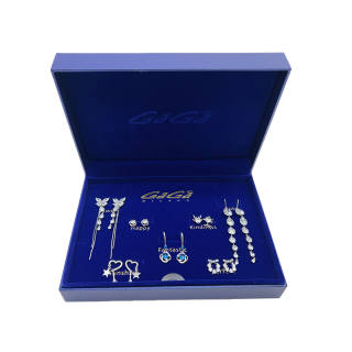 GAGA 925 Silver Needle Stud Earrings Women's
