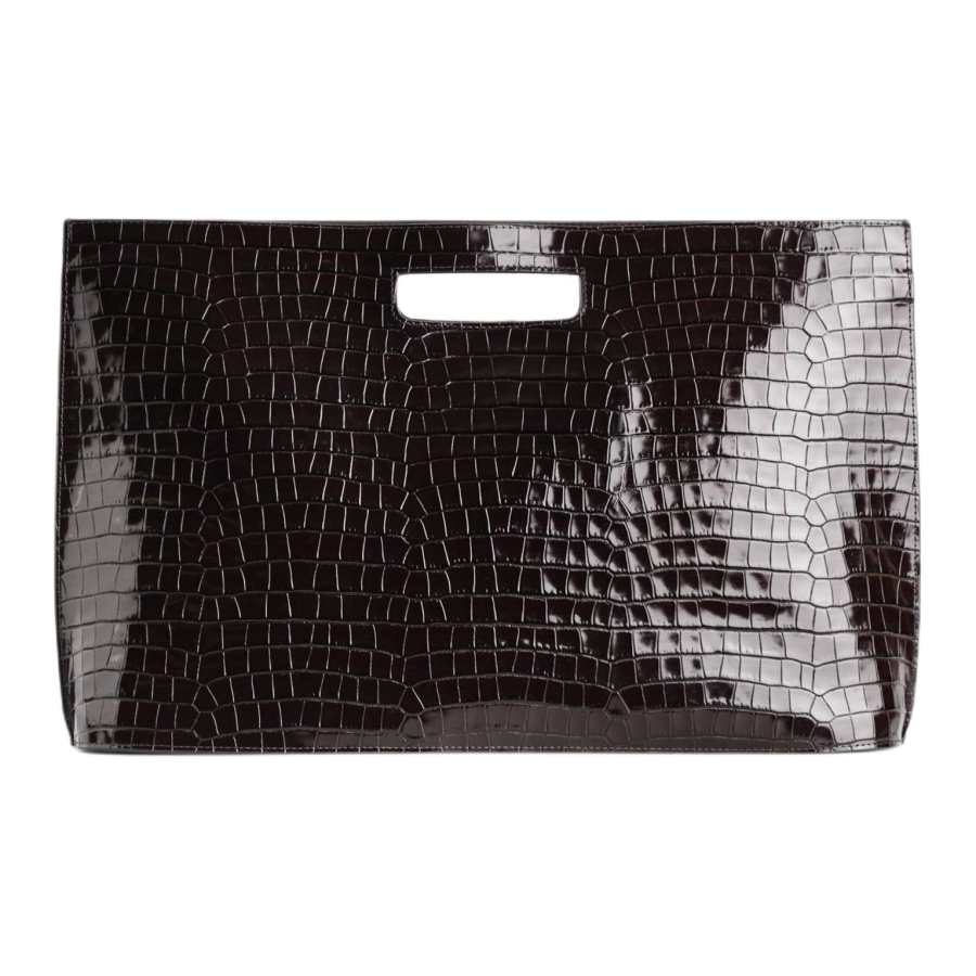 COS Cow Leather One Shoulder Handbag Extra Large Women's Black