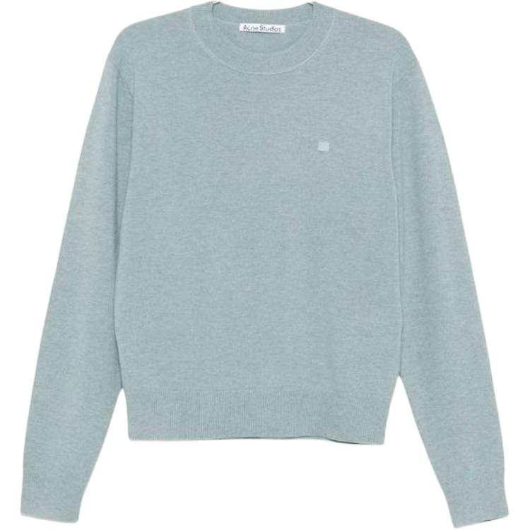 Acne Studios Acne Studios Sweaters Men's Light Blue Crew Neck Moderate