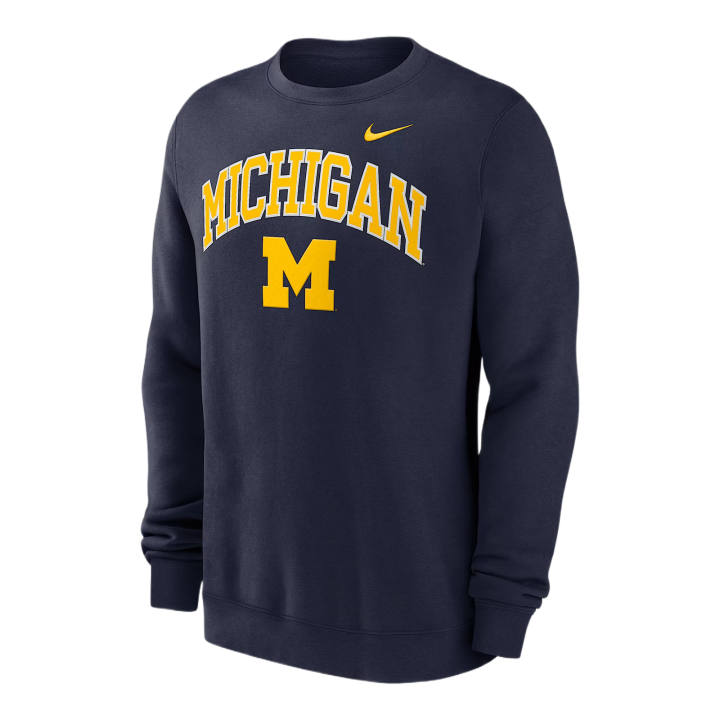 Nike Nike Michigan Arch Men's Nike College Pullover Crew