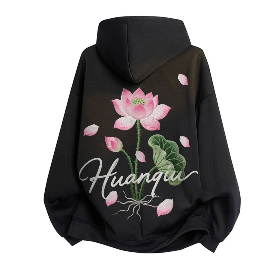 HUANQIU Sweatshirts Unisex Hooded Moderate Heavyweight