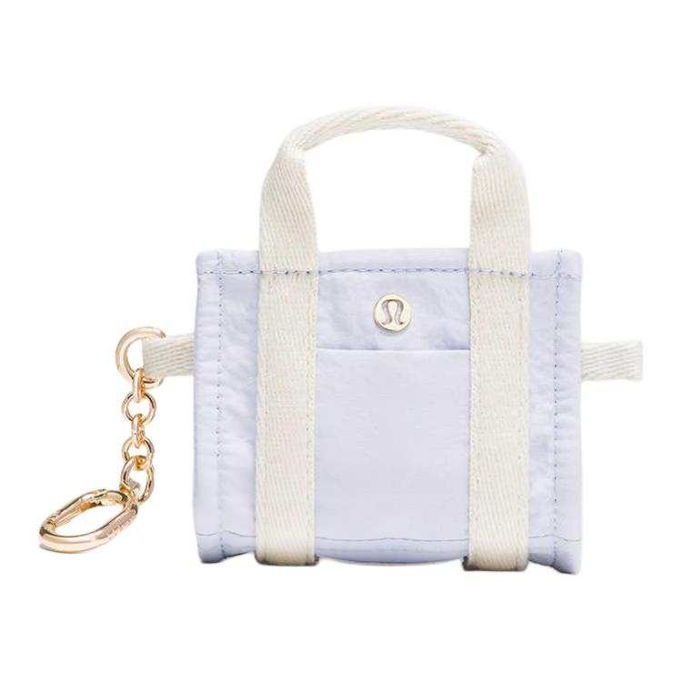 Lululemon Lululemon Boxy Design Bag Accessory Women's Tranquil Blue & Light Ivory White