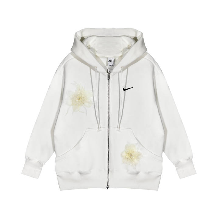 Nike Nike Jackets Unisex White Hooded Moderate Other