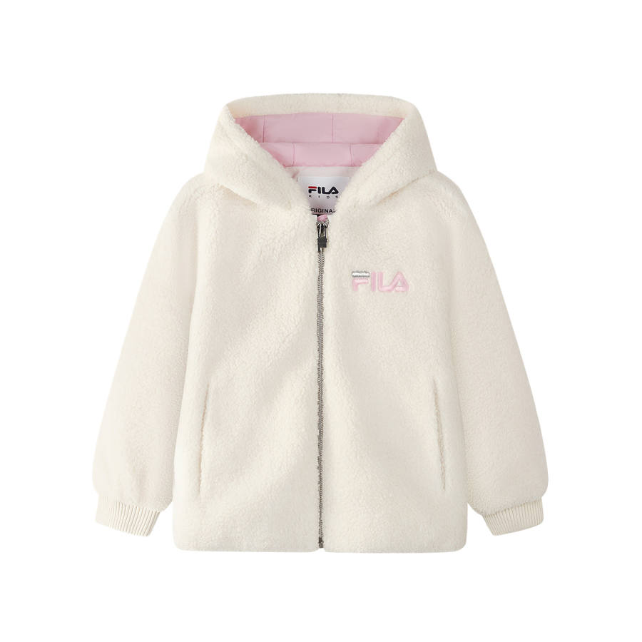 FILA KIDS Padded Jacket Classic Lifestyle Cloud White Children Aged 3 7 Years Old