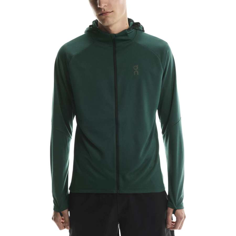 On On Climate Jackets Men's Algae Spirulina Green Hooded Moderate Other