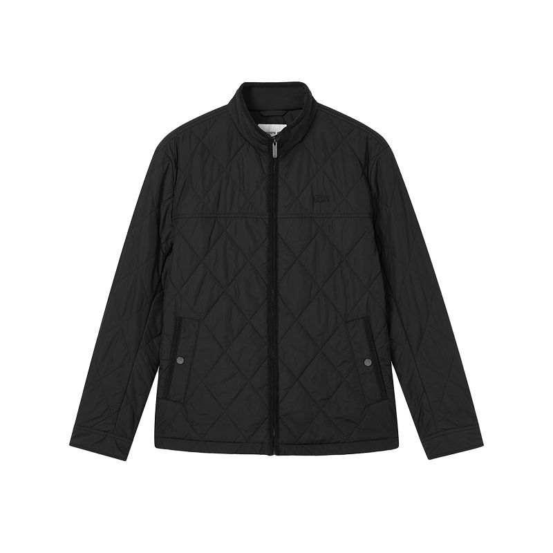 LACOSTE LACOSTE Puffer Jackets Men's Stand Collar Moderate Quilted Padded Jacket