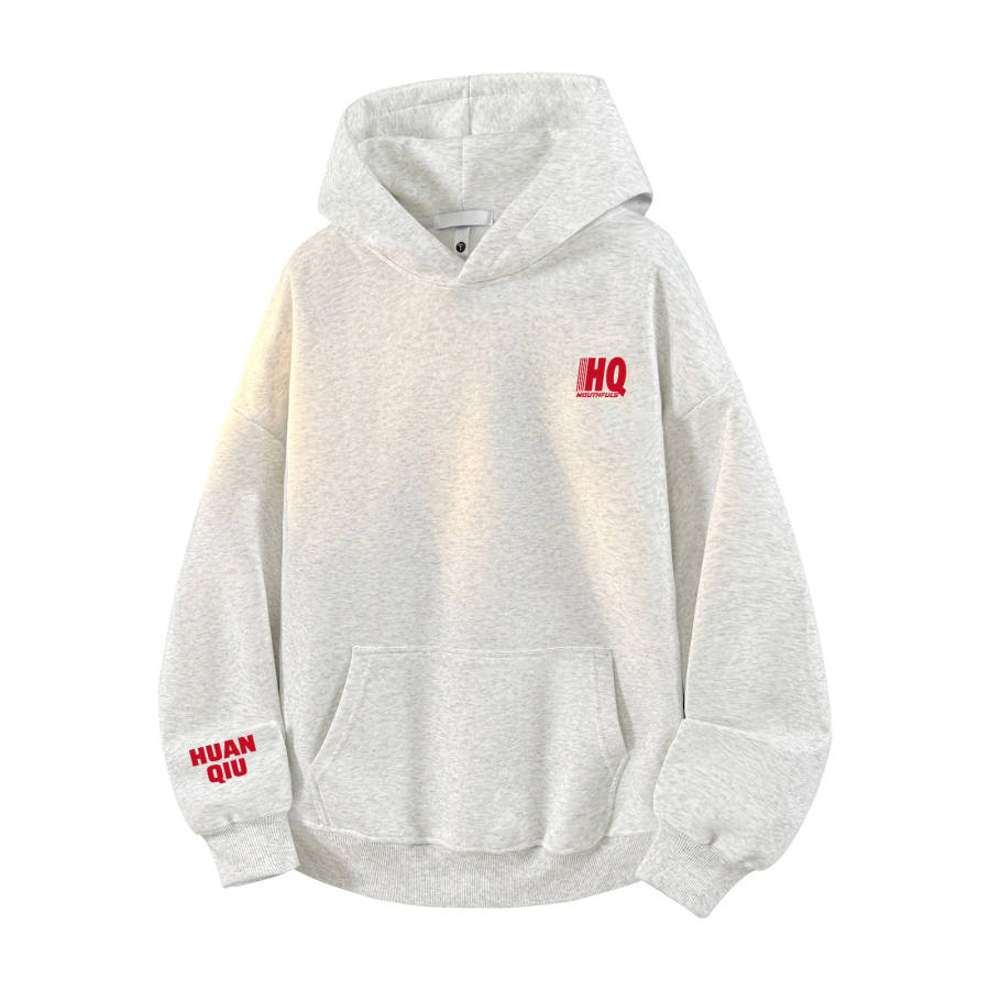 HUANQIU Sweatshirts Unisex Hooded Moderate Heavyweight