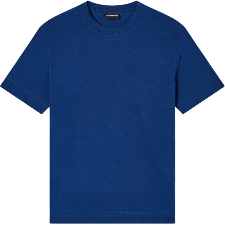 EMPORIO ARMANI T Shirts Men's Blue Crew Neck Moderate