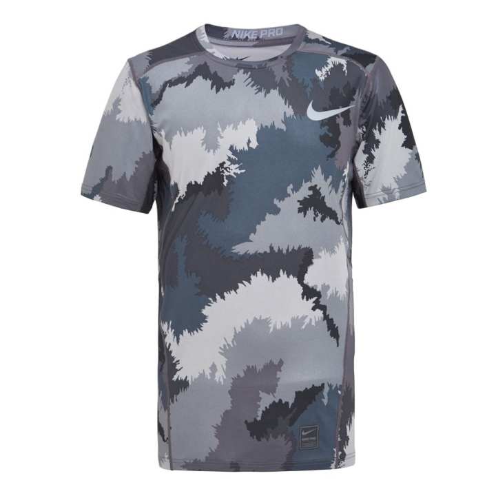 Nike Nike Pro NP HPRCL TOP SS FTTD AOP T Shirt Men's