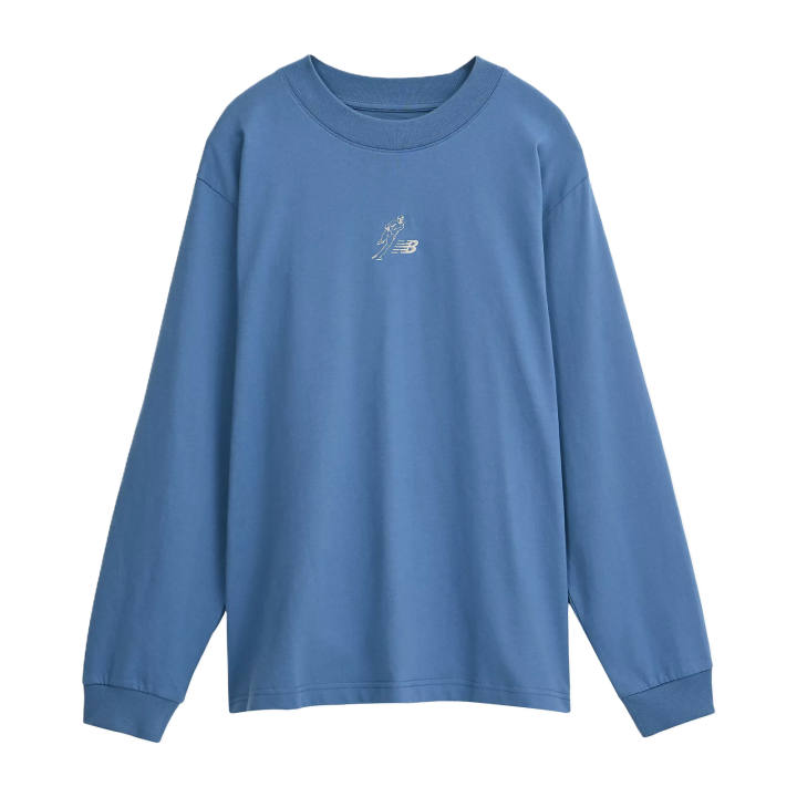 New Balance New Balance Sweatshirts Men's Blue Crew Neck Moderate Regular