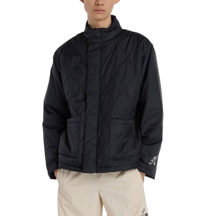 New Balance New Balance Jackets Men's Black Stand Collar Moderate Other
