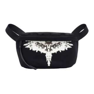 Marcelo Burlon Cotton Fanny Pack Men's Black