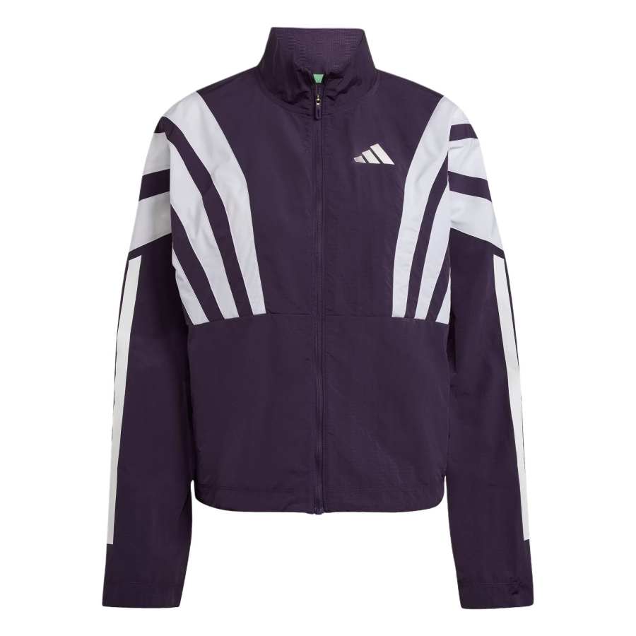 Adidas Adidas Adizero Running Jackets Women's Aurora Plum Purple Hooded Moderate Other