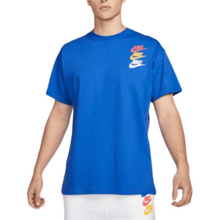 Nike Nike T Shirts Men's Blue Crew Neck