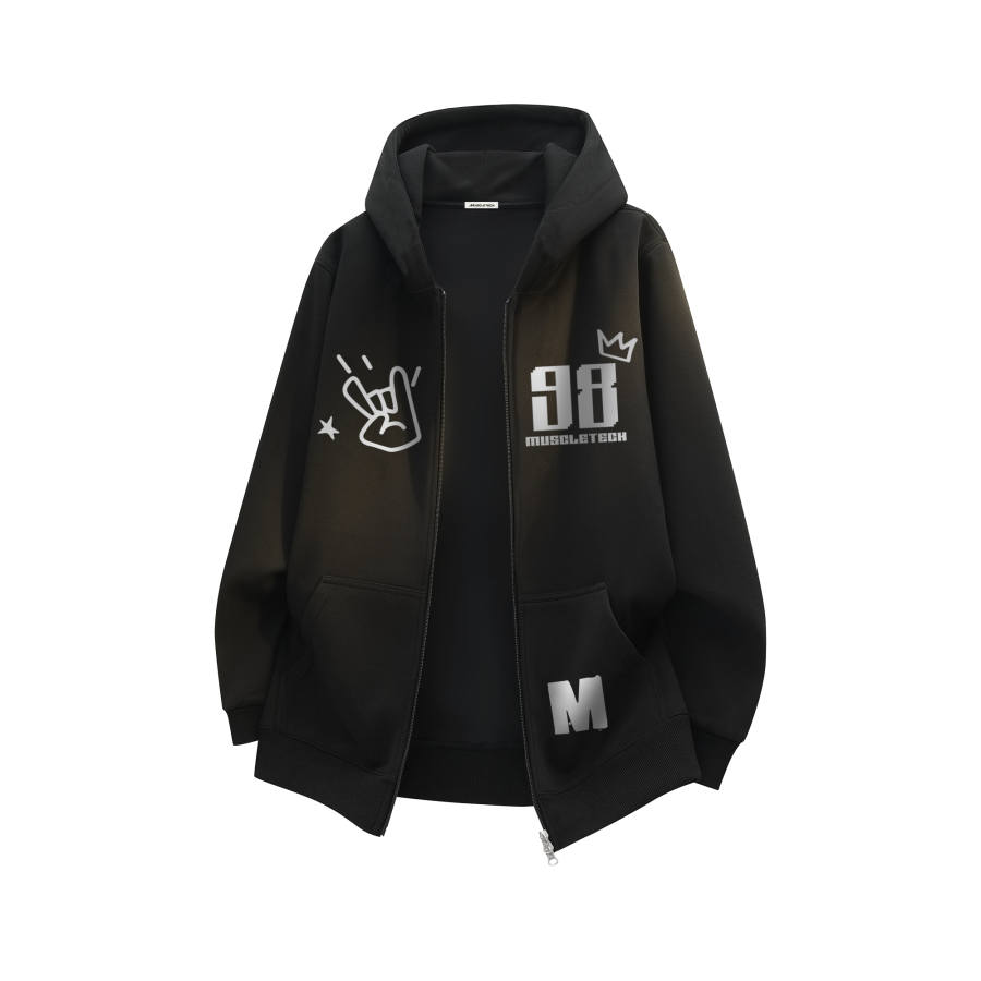 MUSCLETECH MUSCLETECH Sweatshirts Unisex Hooded Moderate Regular