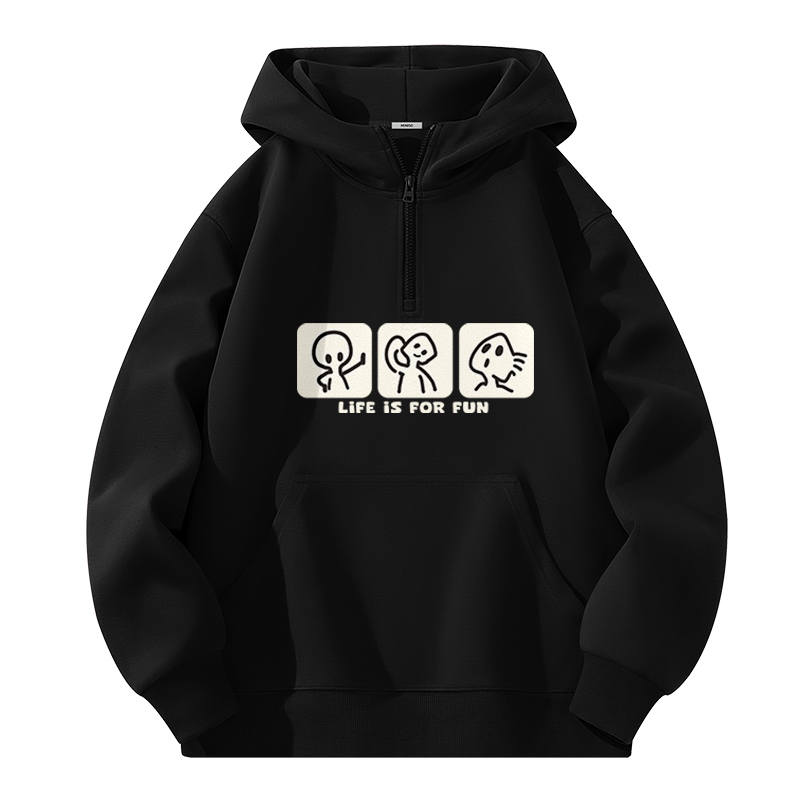 MINISO Sweatshirts Unisex Hooded Moderate Heavyweight