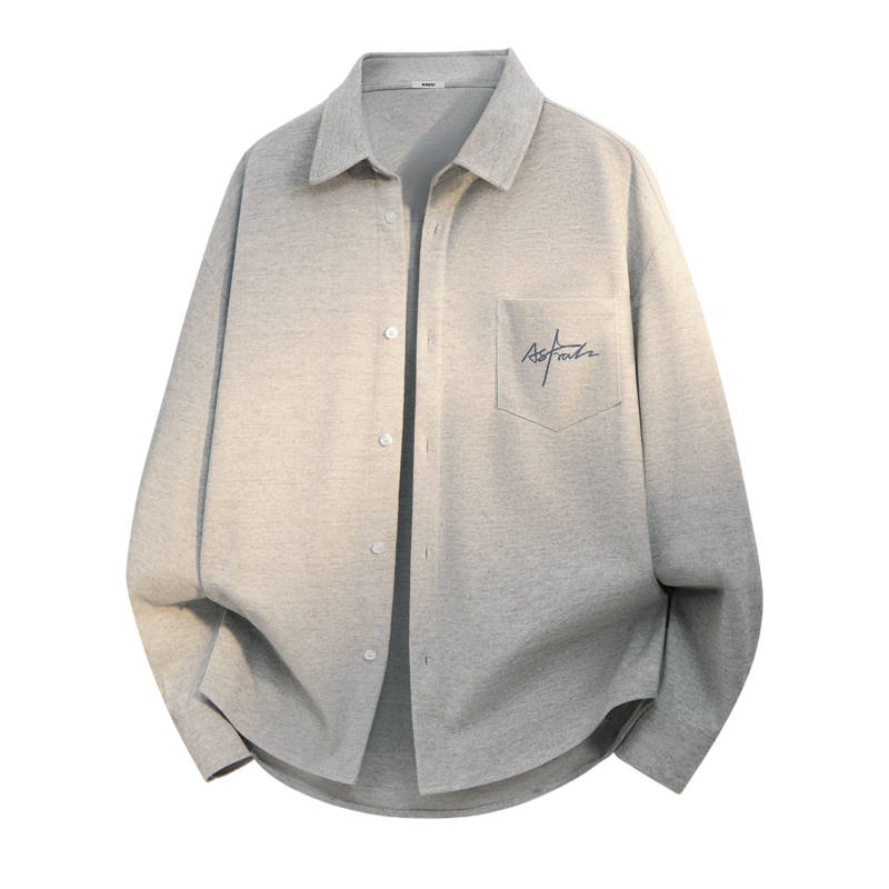 MINISO MINISO Shirts Unisex Lapel Thickened Shirt