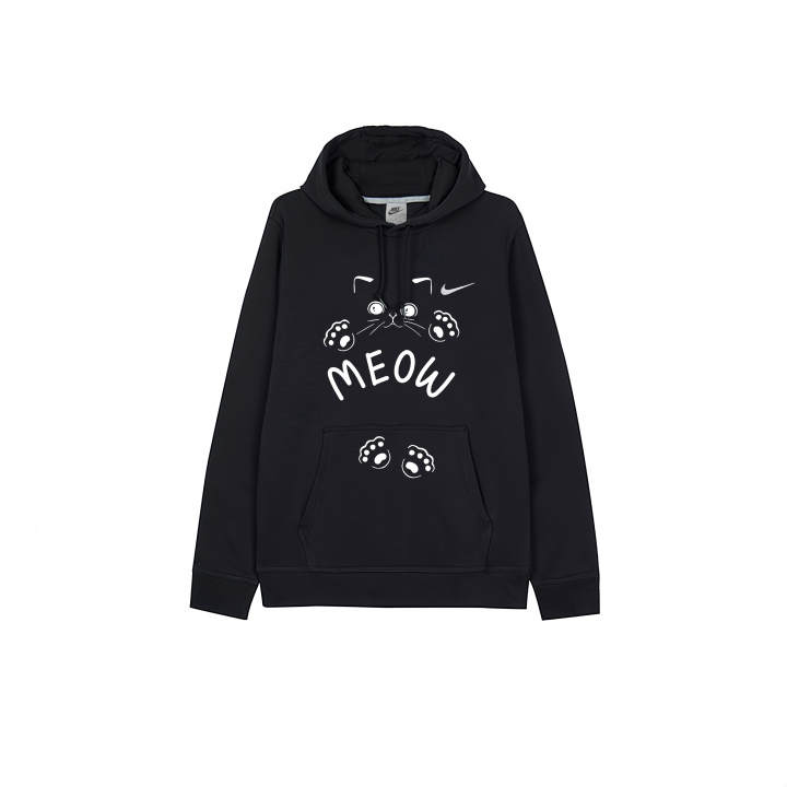 Nike Nike Sweatshirts Men's Black Hooded Moderate