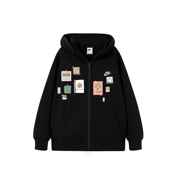 Nike Nike Jackets Men's Black Hooded Moderate Other