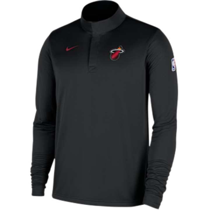 Nike Nike Miami Heat Men's Nike Dri-FIT Nba 1/4-Zip Long-Sleeve Top