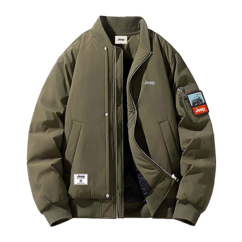 Jeep Jeep Down Jackets Unisex Baseball Collar Thickened Puffer Jacket