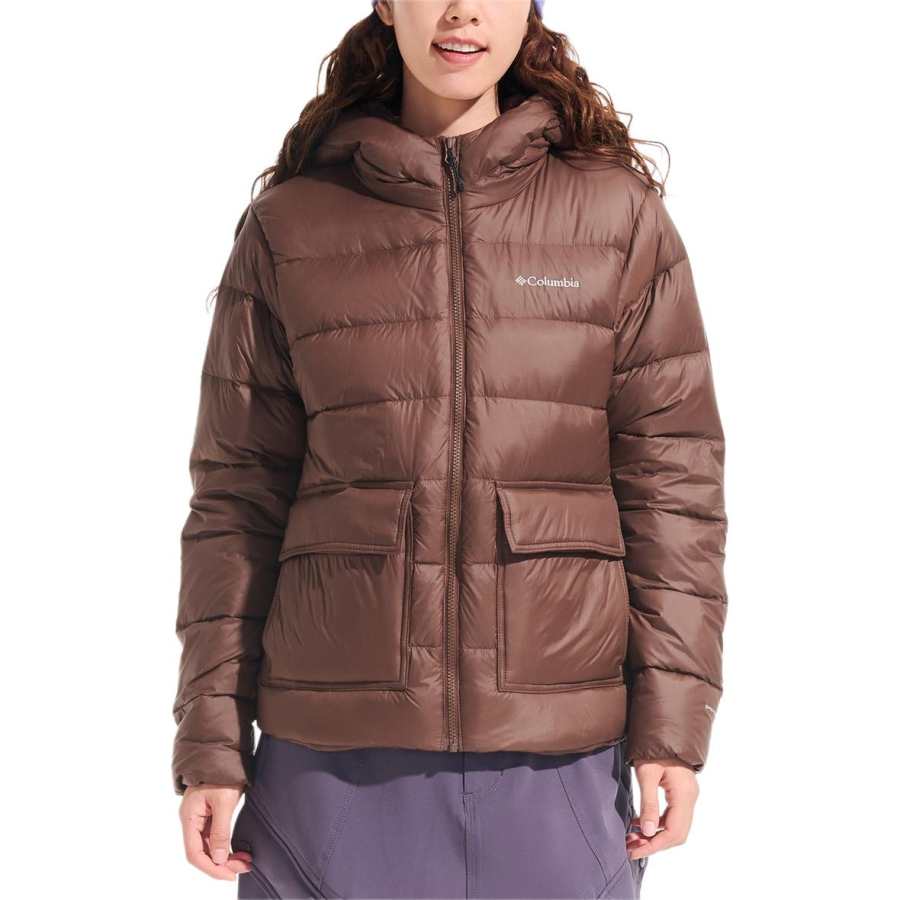 Columbia Down Jackets Women's Brown 256 Thickened